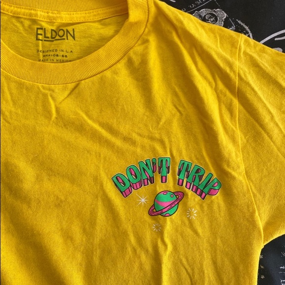 Yellow “Don’t Trip” Graphic Tee - Picture 3 of 3